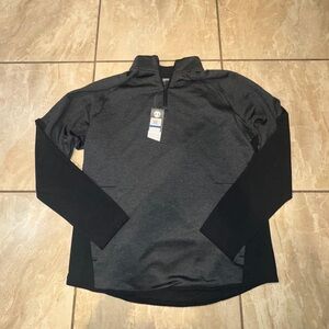 NWT Grey/Black Under Armour Pull Over Size XL